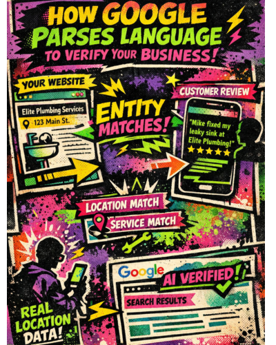 Google parses the language inside reviews to understand what actually happened in the real world.