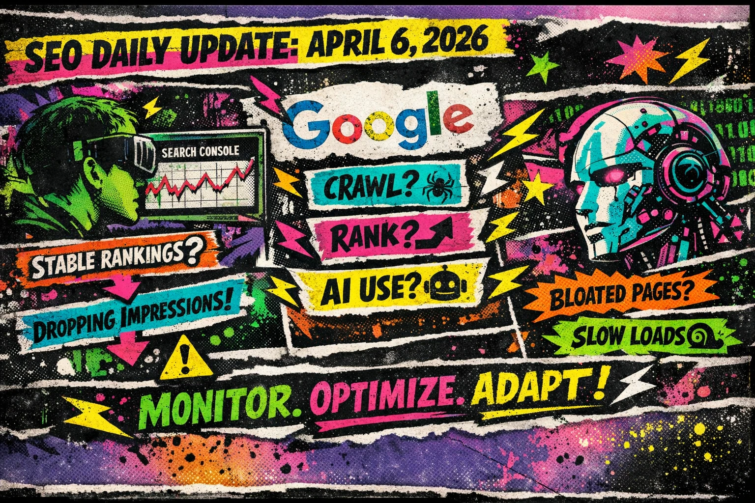 Google core update rollout causing stable rankings but shifting impressions in Search Console