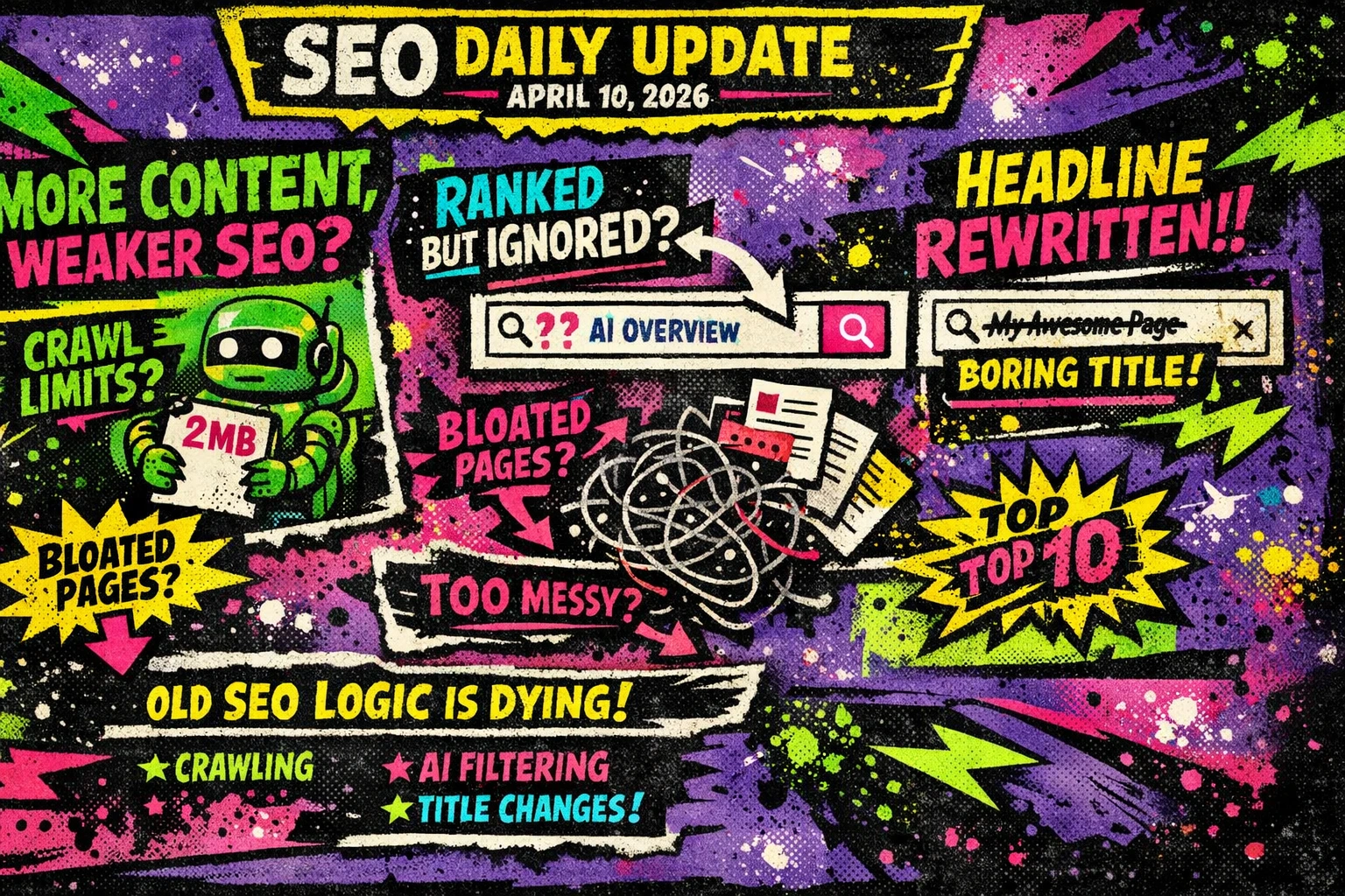 Large website structure creating crawl friction during Google’s core update recalibration